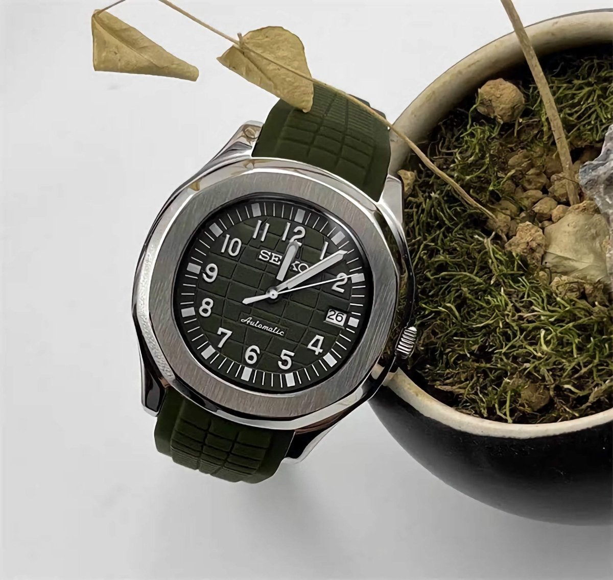 Aquamod Mod "Green" Watch - Somerville Watch Co.