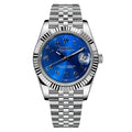 Datejust Mod "Blue Arabic" Watch - Somerville Watch Co.