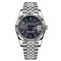 Datejust Mod "Rhodium" Watch - Somerville Watch Co.