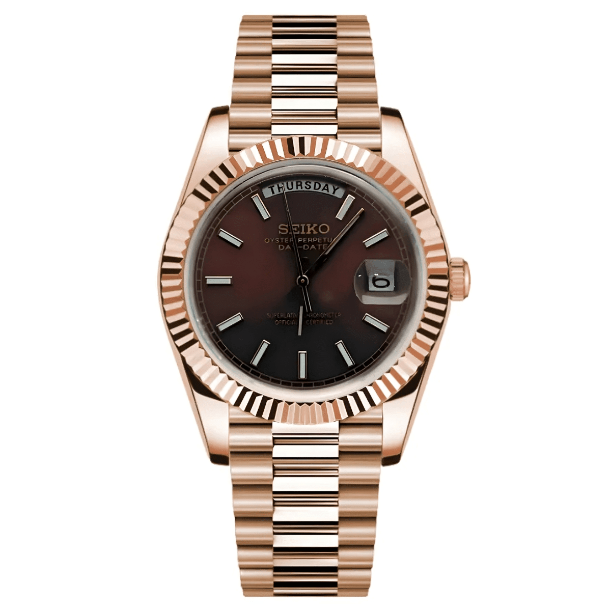 Day - Date Mod "Chocolate" Watch - Somerville Watch Co.