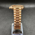 Day - Date Mod "Rose Gold/Green" Watch - Somerville Watch Co.