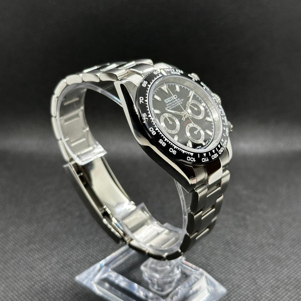 Daytona Mod "Black" Chronograph Watch - Somerville Watch Company