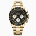 Daytona Mod "Le Mans" Yellow Gold Chronograph Watch - Somerville Watch Co.