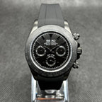 Daytona Mod "Matte Black" Chronograph Watch - Somerville Watch Company