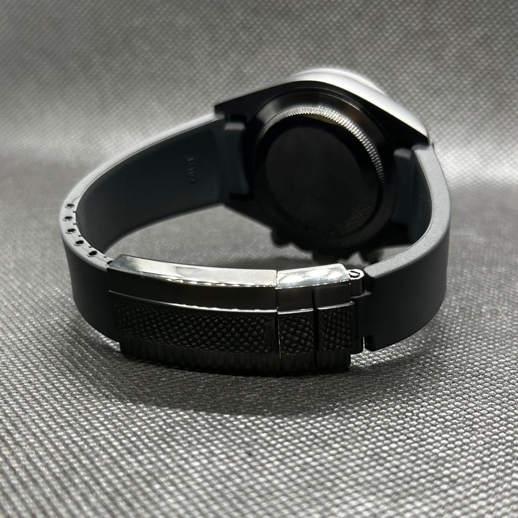 Daytona Mod "Matte Black" Chronograph Watch - Somerville Watch Company