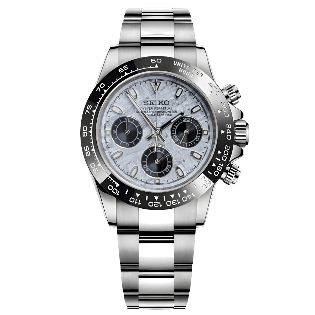 Daytona Mod "Meteorite" Chronograph Watch - Somerville Watch Co.