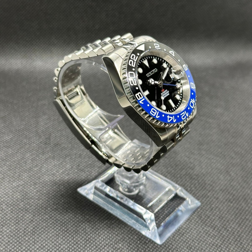 GMT Mod "Batgirl" Watch (Metallic Logo) - Somerville Watch Company