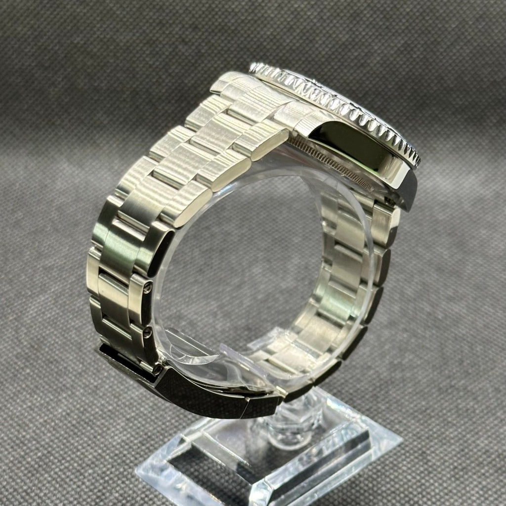 GMT Mod "Batman" Watch (Metallic Logo) - Somerville Watch Co.