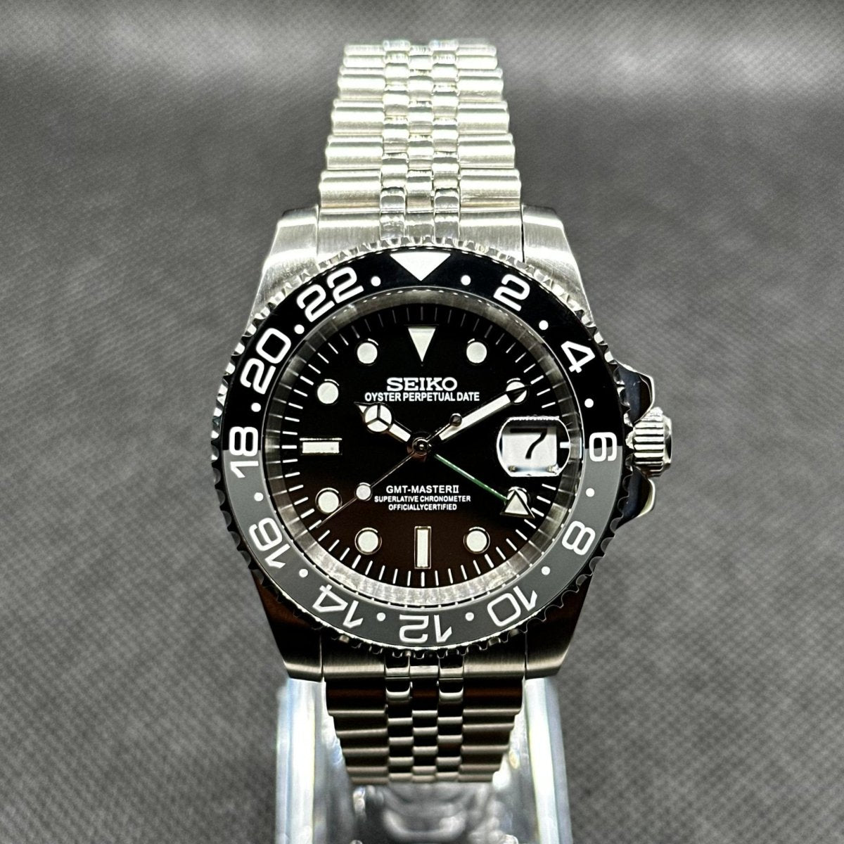 GMT Mod "Bruce Wayne" Watch - Somerville Watch Company
