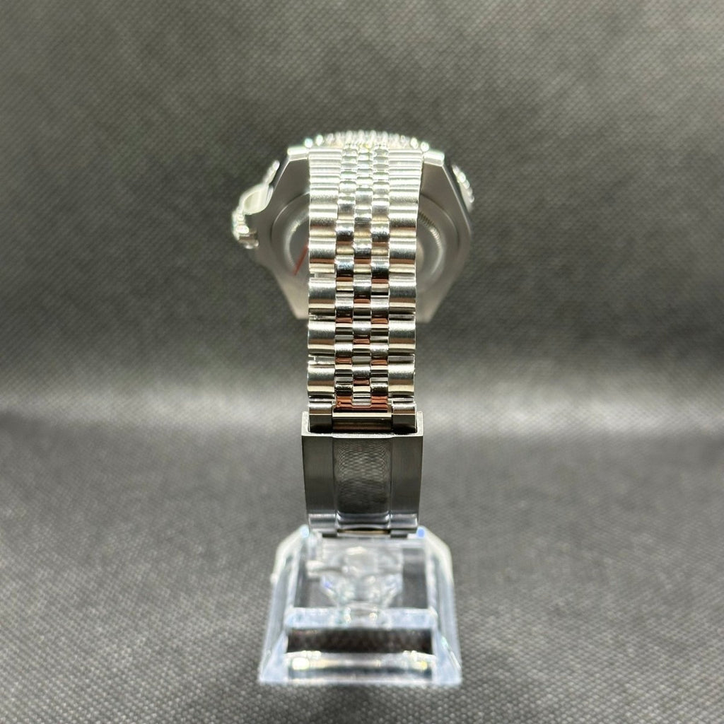 GMT Mod "Bruce Wayne" Watch (Metallic Logo) - Somerville Watch Company