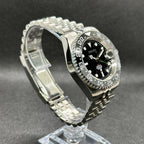 GMT Mod "Bruce Wayne" Watch (Metallic Logo) - Somerville Watch Company