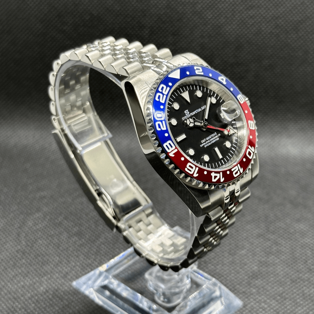 GMT Mod "Pepsi" Watch - Somerville Watch Company