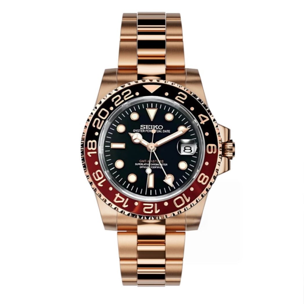 GMT Mod "Rootbeer" Watch - Somerville Watch Co.