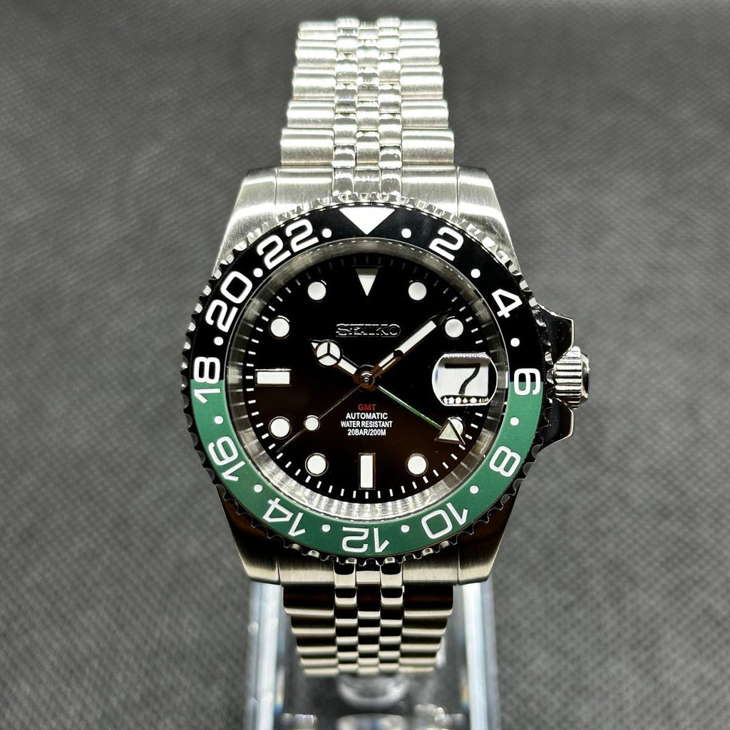 GMT Mod "Sprite" Watch (Metallic Dial) - Somerville Watch Company