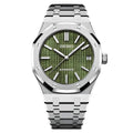Octa Mod "Green" Chronograph Watch - Somerville Watch Co. - Green - Royal - Oak 