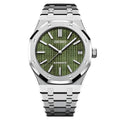 Royal Oak Mod "Green" Chronograph Watch - Somerville Watch Co. - Green - Royal - Oak 