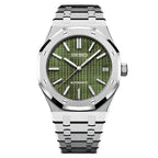 Royal Oak Mod "Green" Chronograph Watch - Somerville Watch Co. - Green - Royal - Oak 
