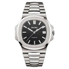 Nautilus Mod "Black" Watch - Somerville Watch Company