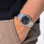 Nautilus Mod "Blue" Watch - Somerville Watch Company