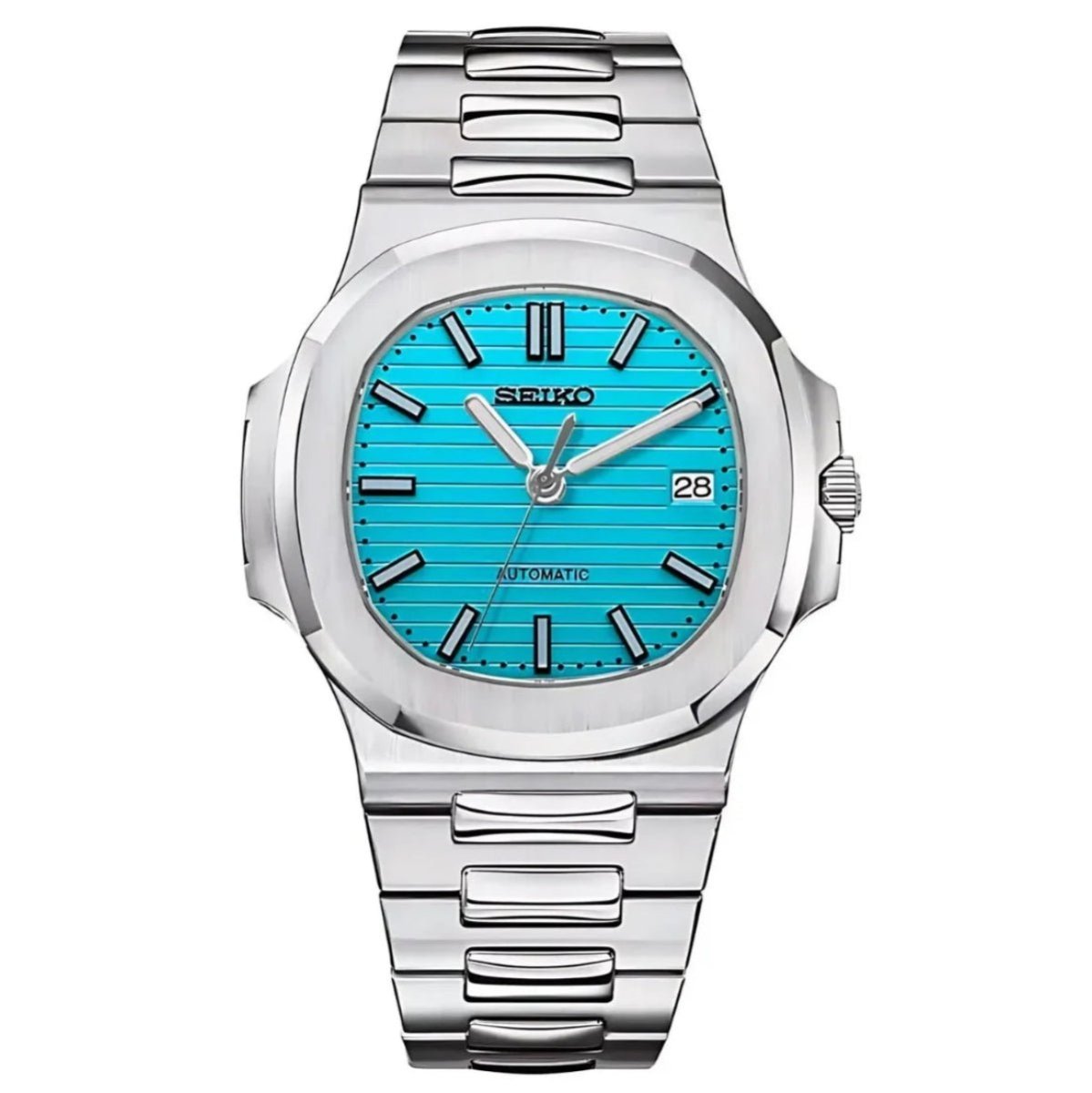 Nautilus Mod "Tiffany Blue" Watch - Somerville Watch Company