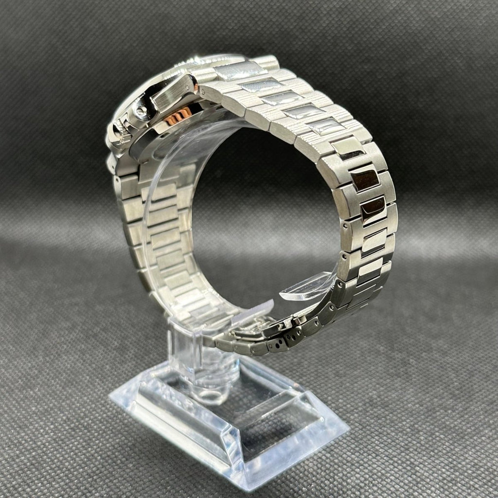 Nautilus Mod "White" Watch - Somerville Watch Co.