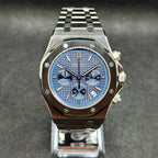 Octa Chronograph Mod "Blue" Watch - Somerville Watch Co.