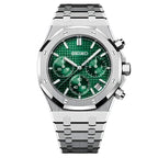 Octa Chronograph Mod "Green" Watch - Somerville Watch Co.