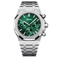 Octa Chronograph Mod "Green" Watch - Somerville Watch Co.