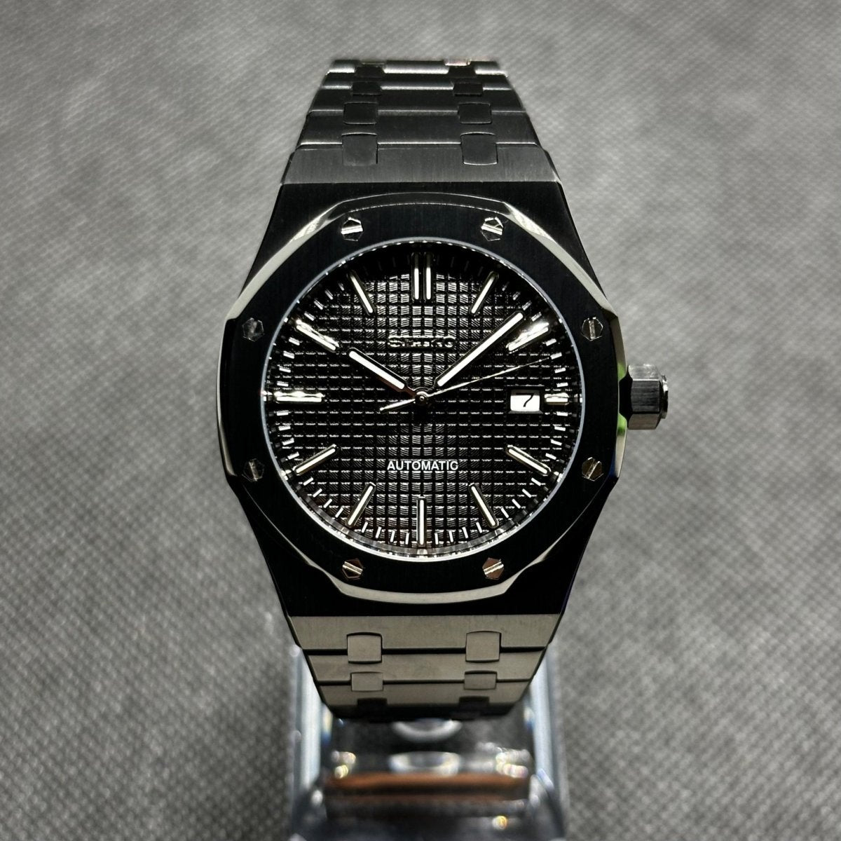 Octa Mod "Black/Black" Watch - Somerville Watch Co.
