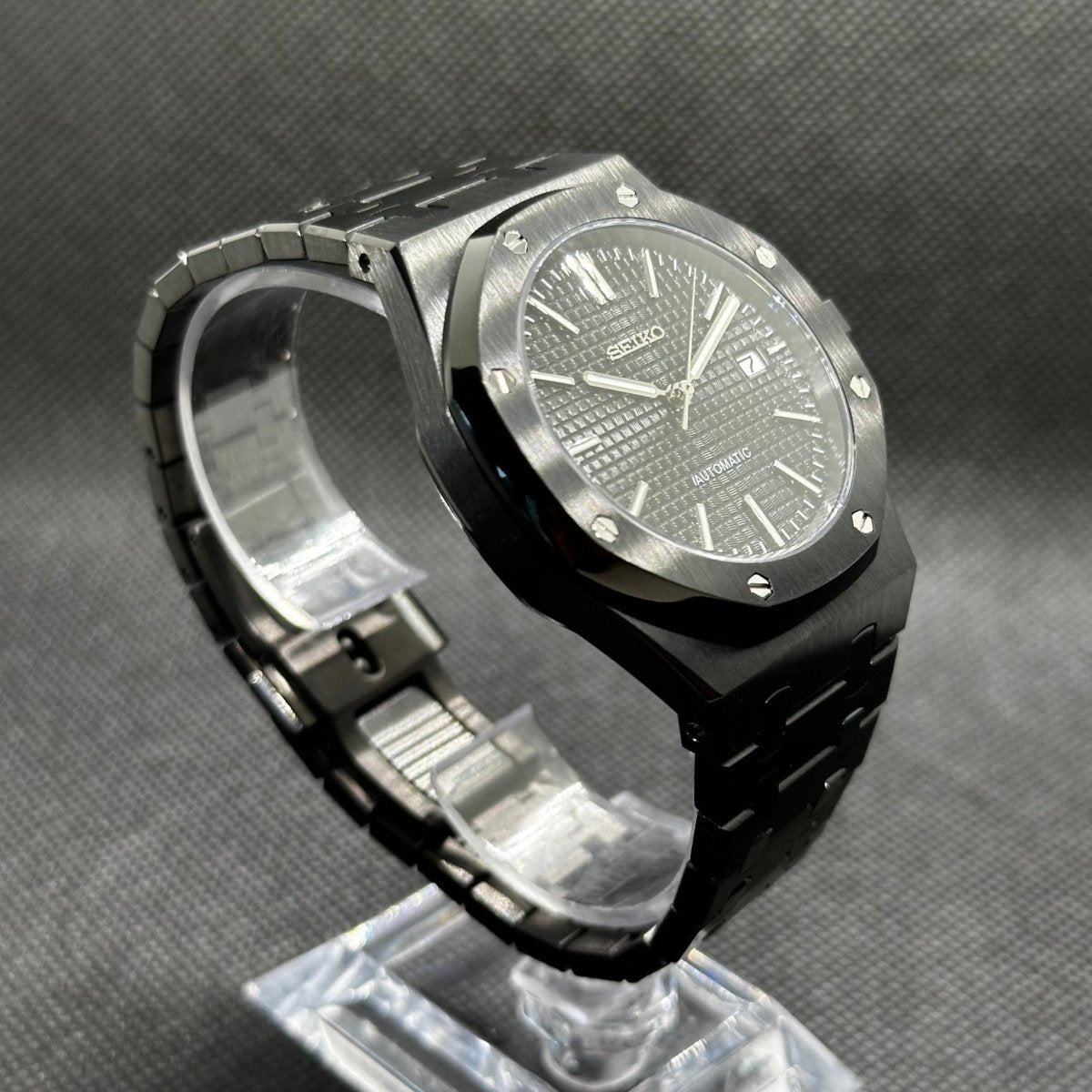 Octa Mod "Black/Black" Watch - Somerville Watch Co.