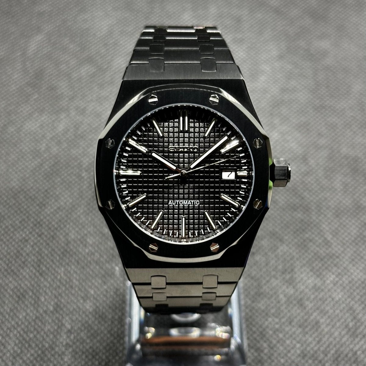 Octa Mod "Black/Black" Watch - Somerville Watch Co.