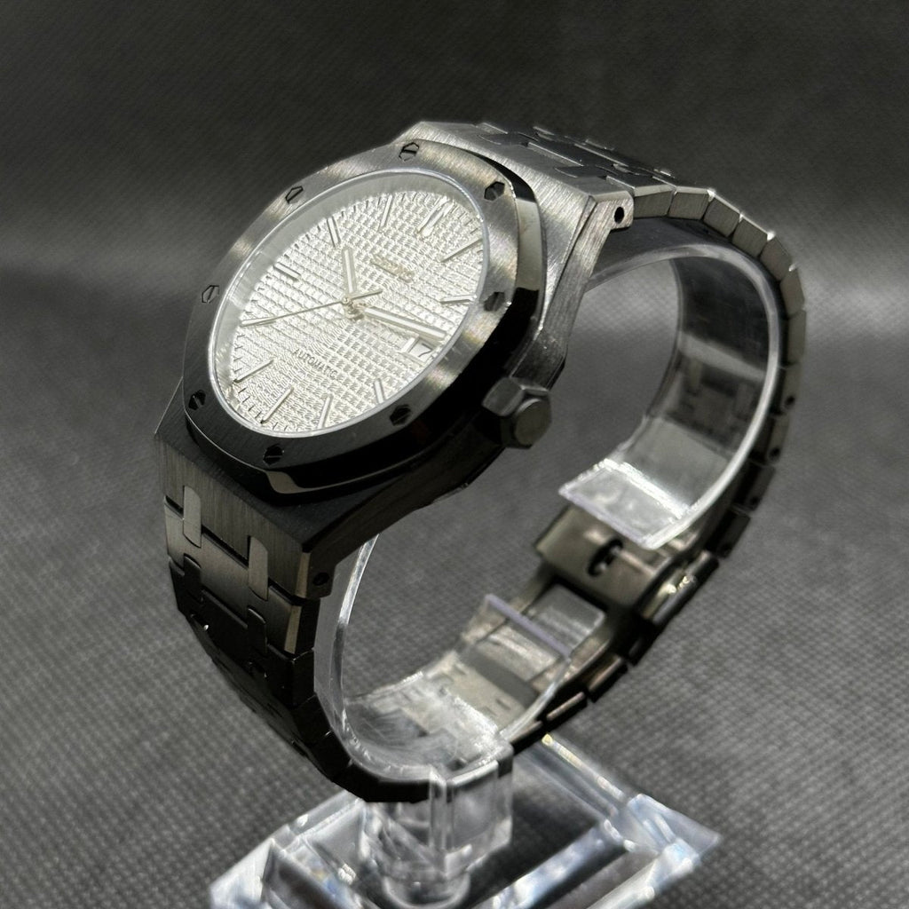 Octa Mod "Black/White" Watch - Somerville Watch Co.
