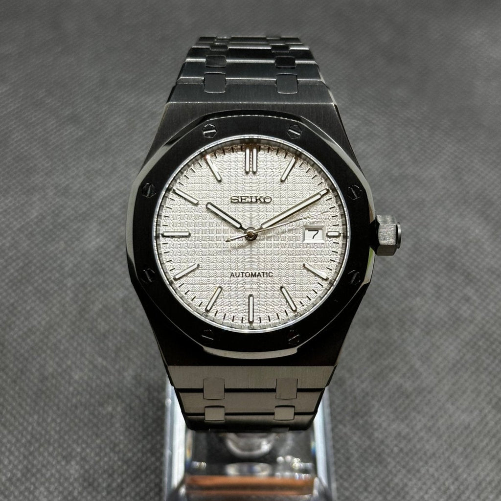 Octa Mod "Black/White" Watch - Somerville Watch Co.