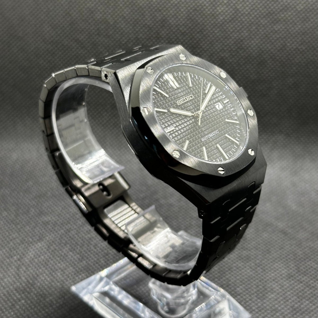 Royal Oak Mod "Black/Black" Watch - Somerville Watch Co.