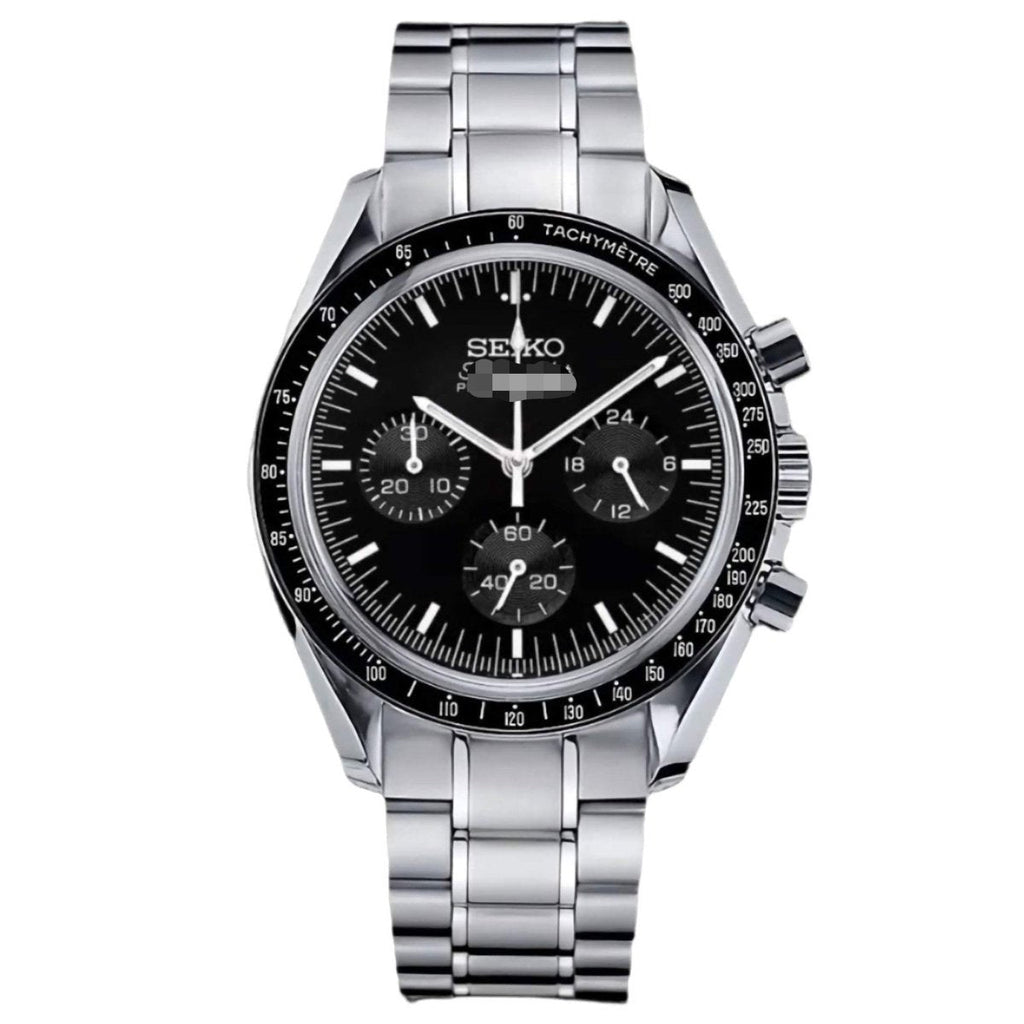 Space Mod "Black" Chronograph Watch - Somerville Watch Co.