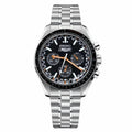 Space Mod "Black/Orange" Chronograph Watch - Somerville Watch Co.