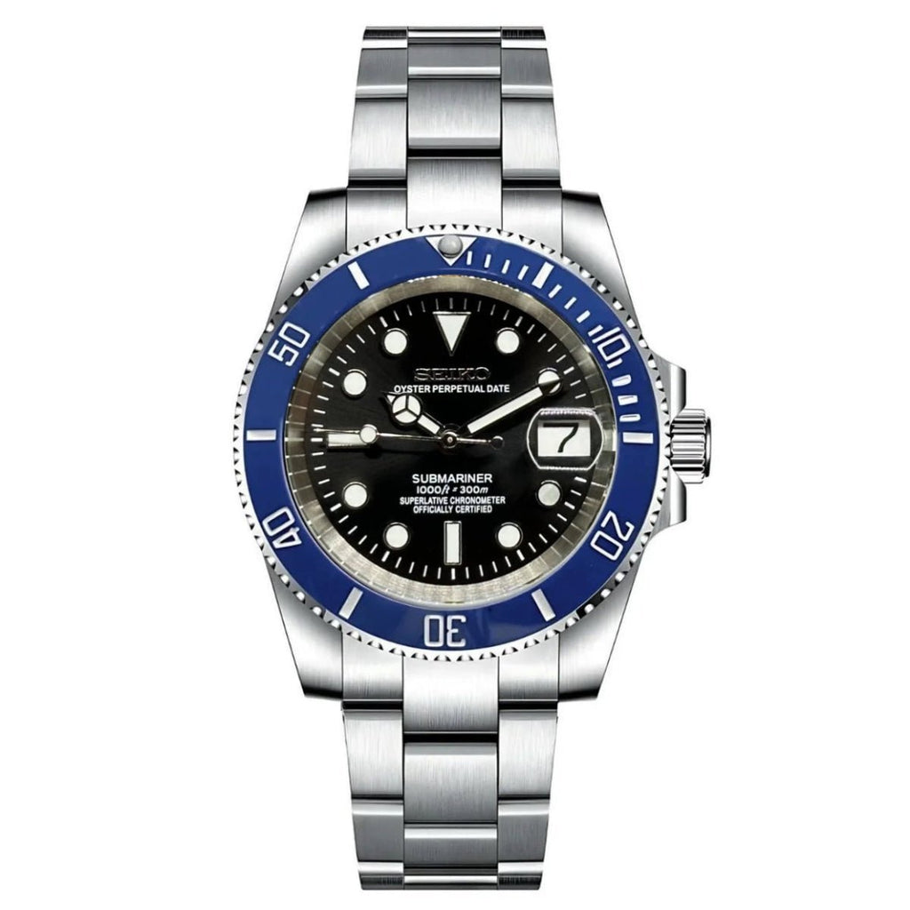Submariner Mod "Cookie Monster" Dive Watch - Somerville Watch Co.