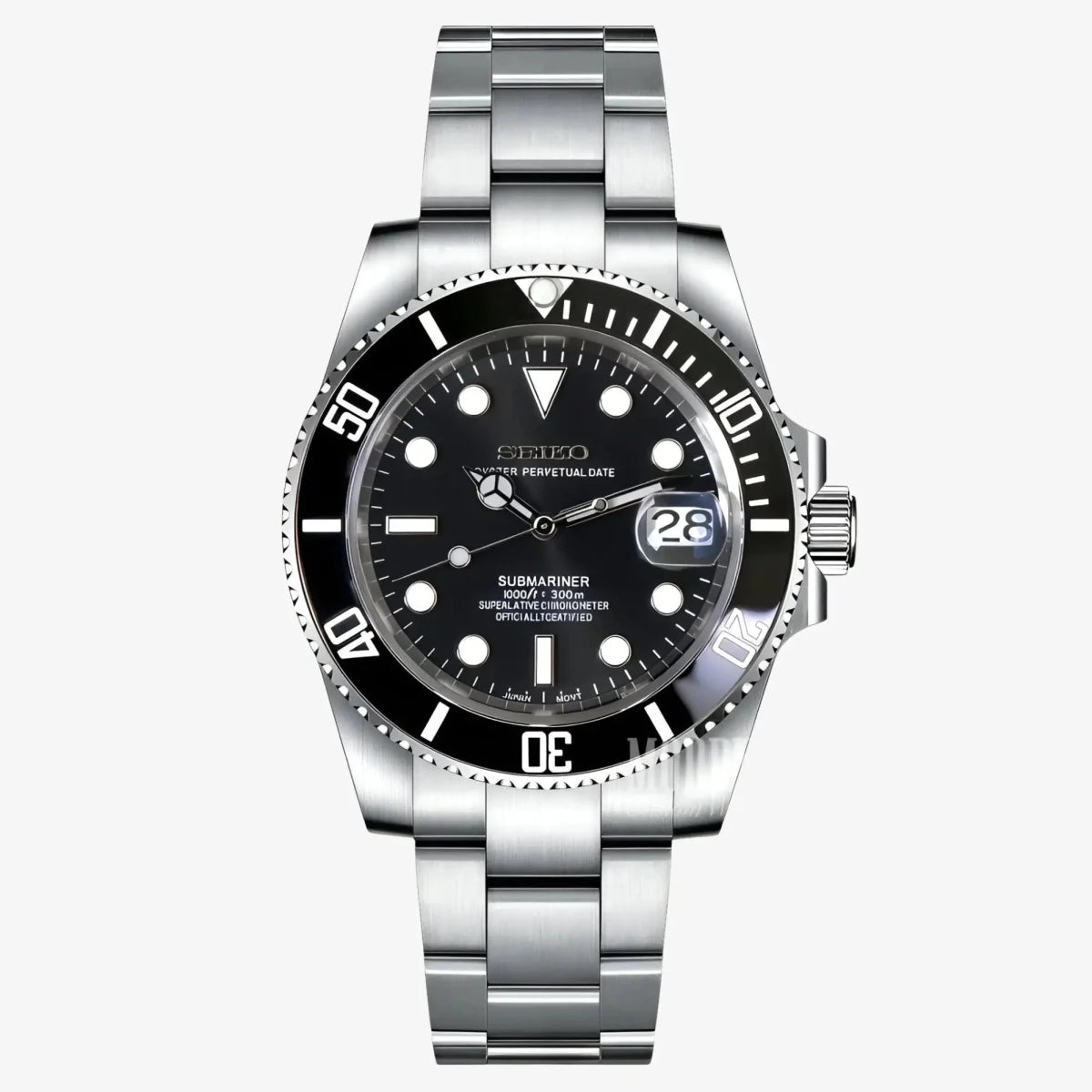 Submariner Mod "Date" Dive Watch - Somerville Watch Company