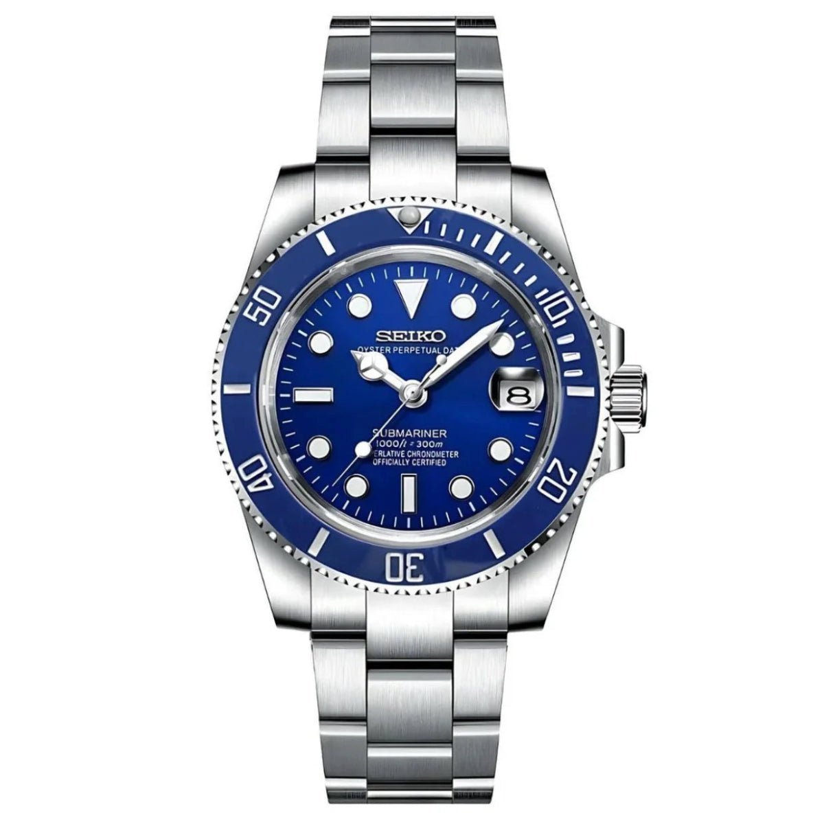 Submariner Mod "Smurf" Dive Watch - Somerville Watch Company
