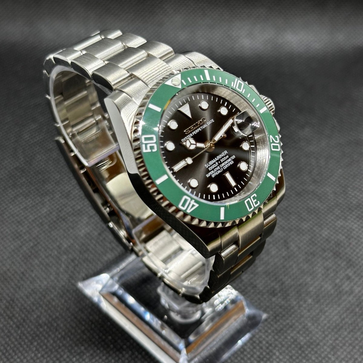 Submariner Mod "Starbucks" Dive Watch - Somerville Watch Co.
