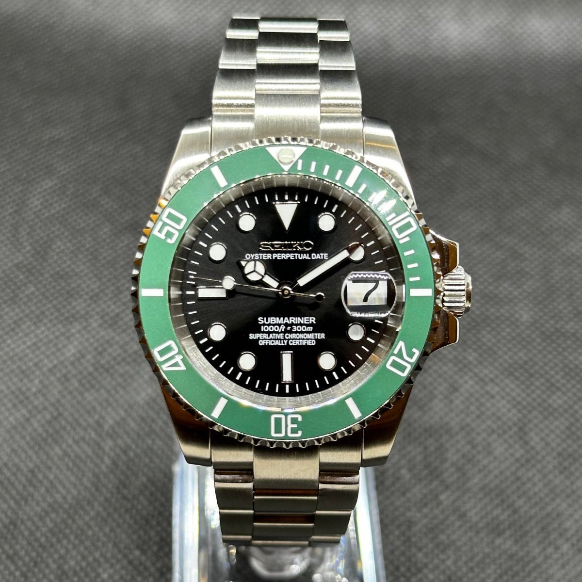 Submariner Mod "Starbucks" Dive Watch - Somerville Watch Co.
