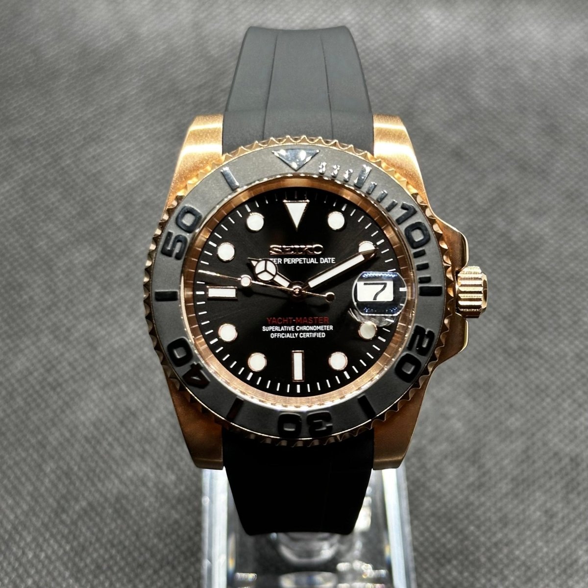 Yacht - Master Mod "Rose Gold" Watch - Somerville Watch Company