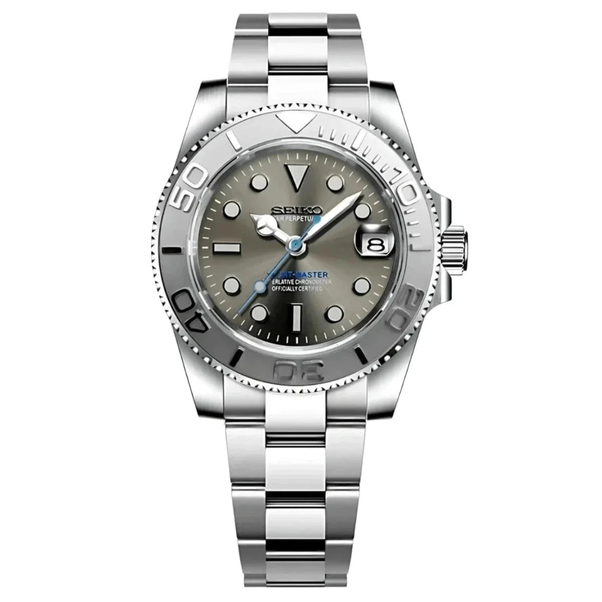 Yacht - Master Mod "Silver" Watch - Somerville Watch Co.