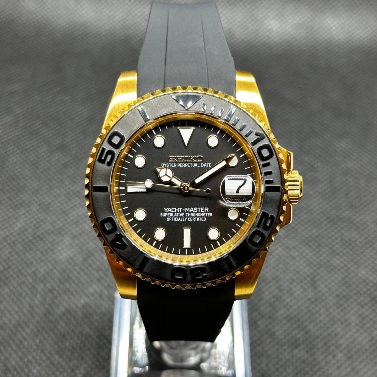 Yacht - Master Mod "Yellow Gold" Watch - Somerville Watch Co.