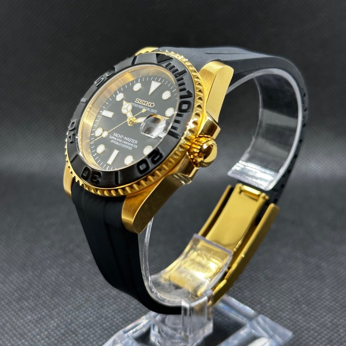 Yacht - Master Mod "Yellow Gold" Watch - Somerville Watch Co.