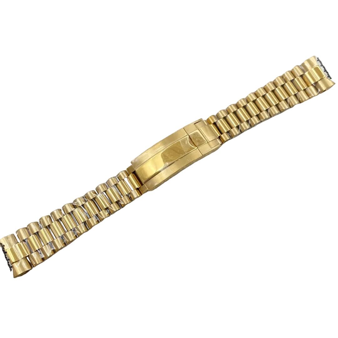 Yellow Gold President Bracelet - Somerville Watch Co.